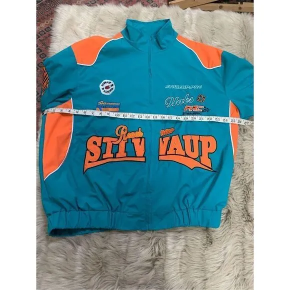 AKIRA ALIX PATCH WINDBREAKER BOMBER MEDIUM