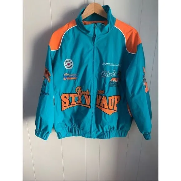 AKIRA ALIX PATCH WINDBREAKER BOMBER MEDIUM