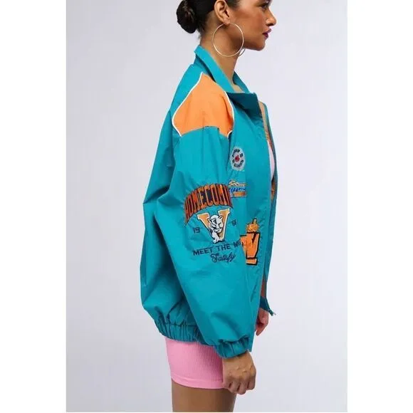 AKIRA ALIX PATCH WINDBREAKER BOMBER MEDIUM