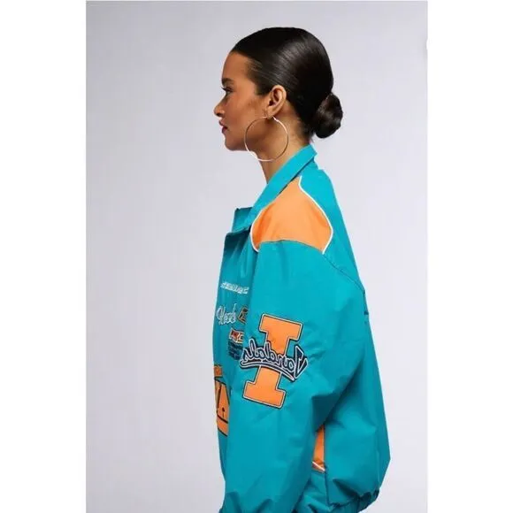AKIRA ALIX PATCH WINDBREAKER BOMBER MEDIUM