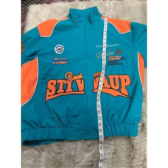 AKIRA ALIX PATCH WINDBREAKER BOMBER MEDIUM