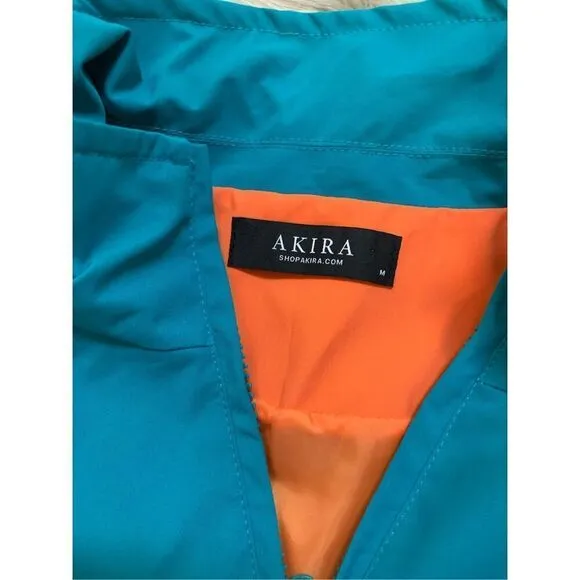 AKIRA ALIX PATCH WINDBREAKER BOMBER MEDIUM