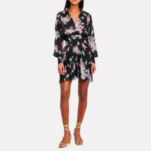 A.L.C Hollis Floral Silk Dress