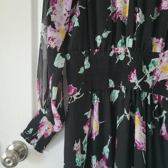 A.L.C Hollis Floral Silk Dress