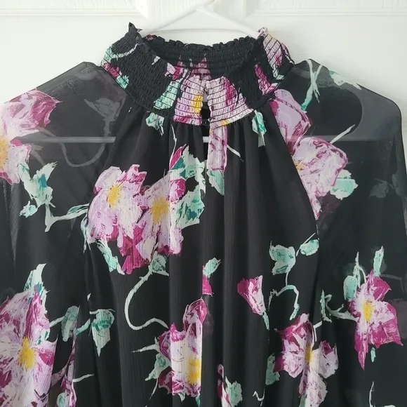 A.L.C Hollis Floral Silk Dress