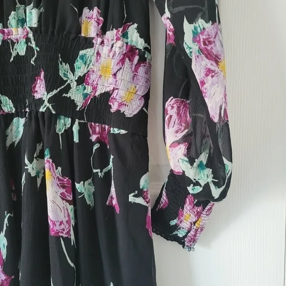 A.L.C Hollis Floral Silk Dress