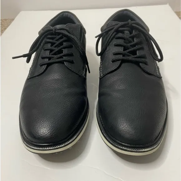 Aldo Shumen Mens Casual Sneaker black Vegan Faux Leather Pointed Toe