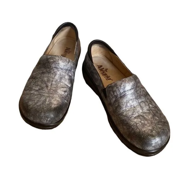 Alegria by PG Lite Keli Metallic Work Shoes Size 36