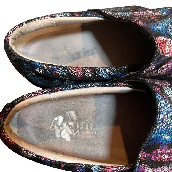 Alegria Colorful Art to Wear Comfort Shoes Size 40