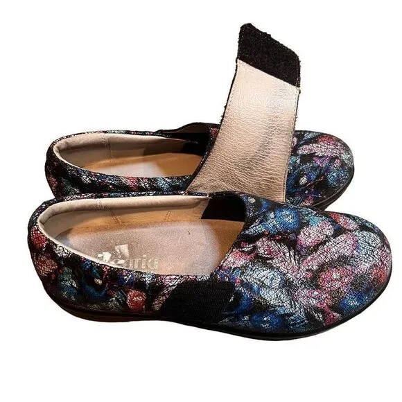 Alegria Colorful Art to Wear Comfort Shoes Size 40