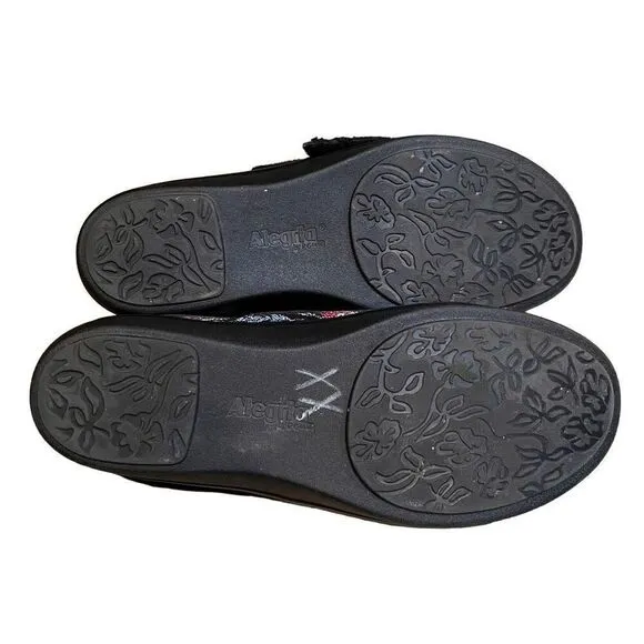 Alegria Colorful Art to Wear Comfort Shoes Size 40
