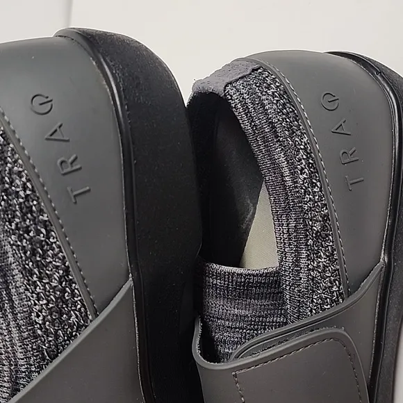 Alegria gray traq Loafers Slip-On velcro comfort sz 41/8M/9.5W walking shoes