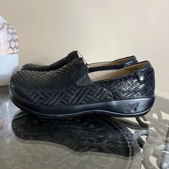 Alegria Kel-530 Keli Dazzler Slip On Comfort Shoes Black *Worn Once* Women Sz 37