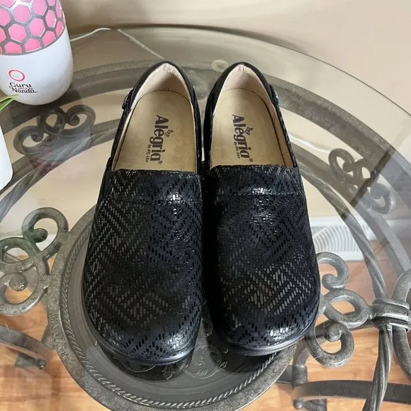 Alegria Kel-530 Keli Dazzler Slip On Comfort Shoes Black *Worn Once* Women Sz 37