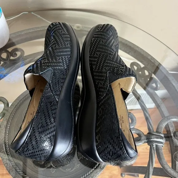 Alegria Kel-530 Keli Dazzler Slip On Comfort Shoes Black *Worn Once* Women Sz 37