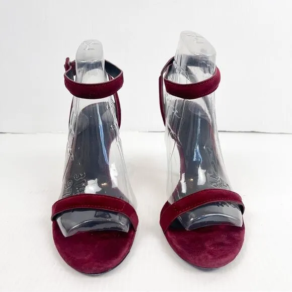 ALEXANDER WANG Antonia Textured Ankle-Wrap Sandal
