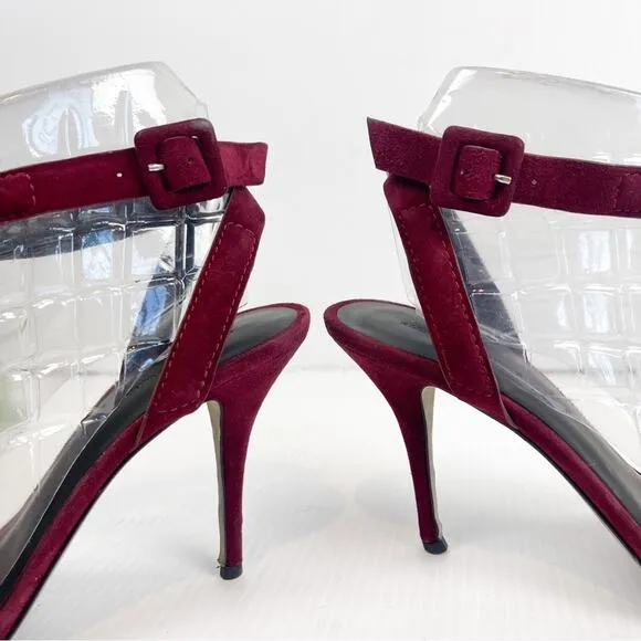ALEXANDER WANG Antonia Textured Ankle-Wrap Sandal
