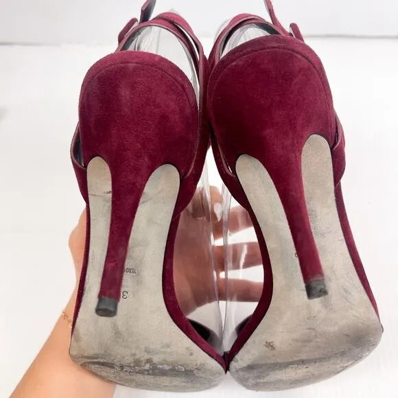 ALEXANDER WANG Antonia Textured Ankle-Wrap Sandal