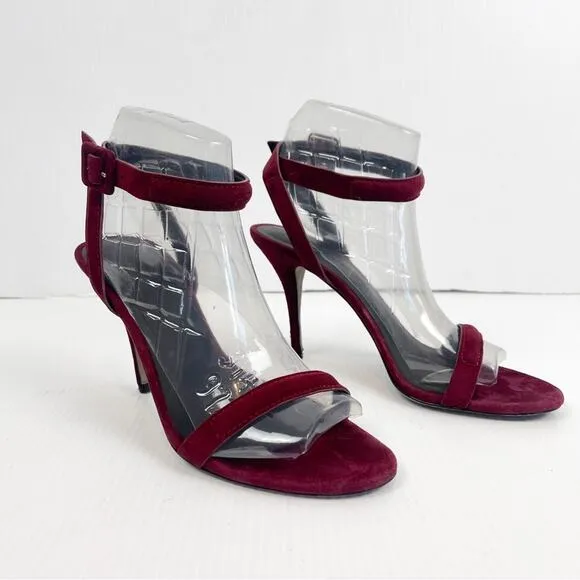 ALEXANDER WANG Antonia Textured Ankle-Wrap Sandal