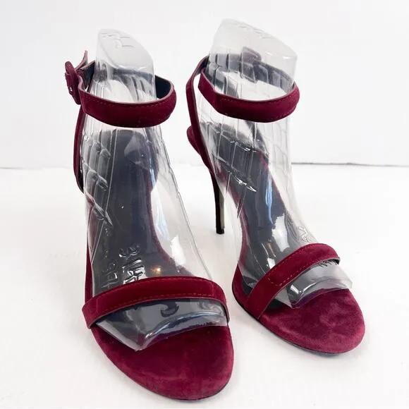 ALEXANDER WANG Antonia Textured Ankle-Wrap Sandal