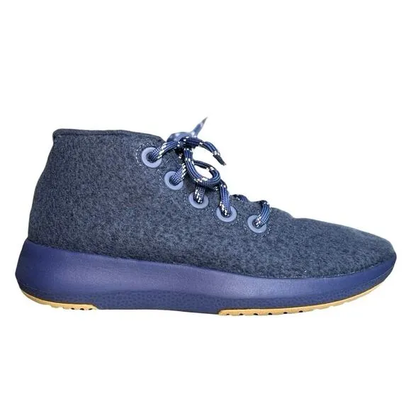 All Birds Women’s Wool Runner Up Mizzles High Top Sneakers Savanna Night Size 8