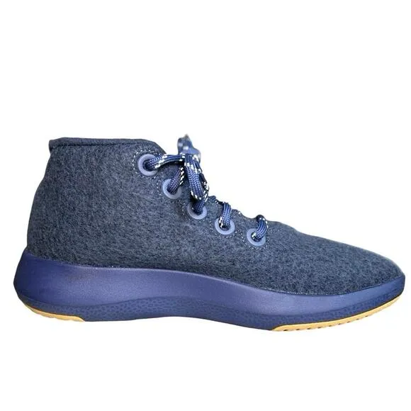 All Birds Women’s Wool Runner Up Mizzles High Top Sneakers Savanna Night Size 8