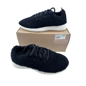 Allbirds Fluffs Wool Runners Women's Sz 6 Black White Sole Sherpa Sneakers NEW