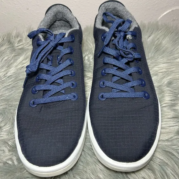 Allbirds Men’s Wool Piper Woven Lace Up navy Blue Navy Casual Sneakers Size 14