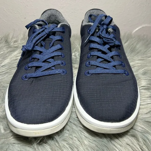 Allbirds Men’s Wool Piper Woven Lace Up navy Blue Navy Casual Sneakers Size 14