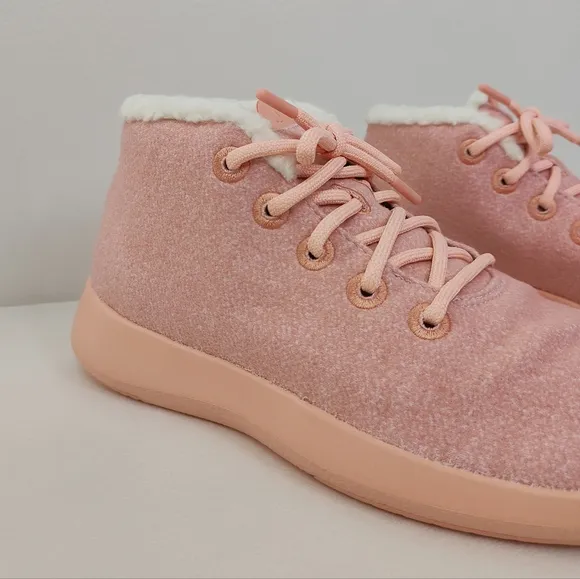 Allbirds Men's Wool Runner-up Mizzle Fluffs Size 12 Coral High Top Sneakers Wool
