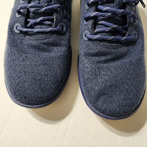 ALLBIRDS Men's Wool Runner-up Mizzle Sneakers in Hazy Indigo Size 13
