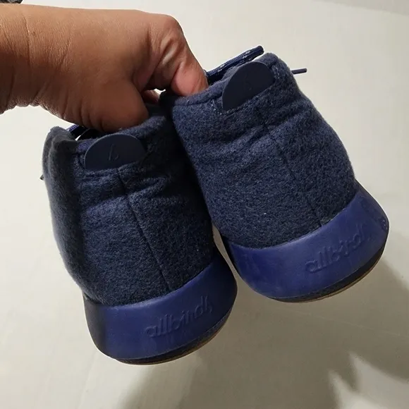 ALLBIRDS Men's Wool Runner-up Mizzle Sneakers in Hazy Indigo Size 13