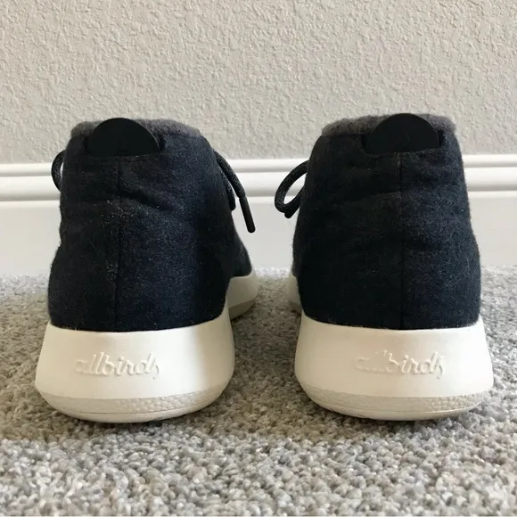 Allbirds Men's Wool Runner Up Mizzles Size 11 Black Sneakers High Top