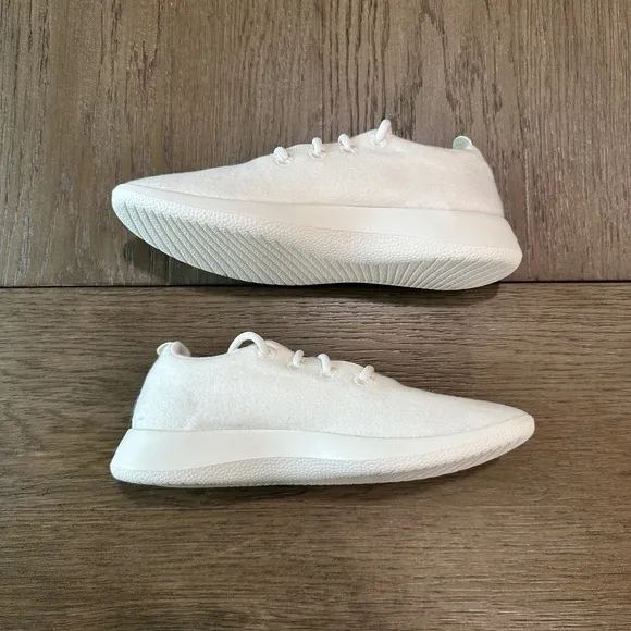 allbirds Men’s Wool Runners Size 10 Natural White (Cream) New in box