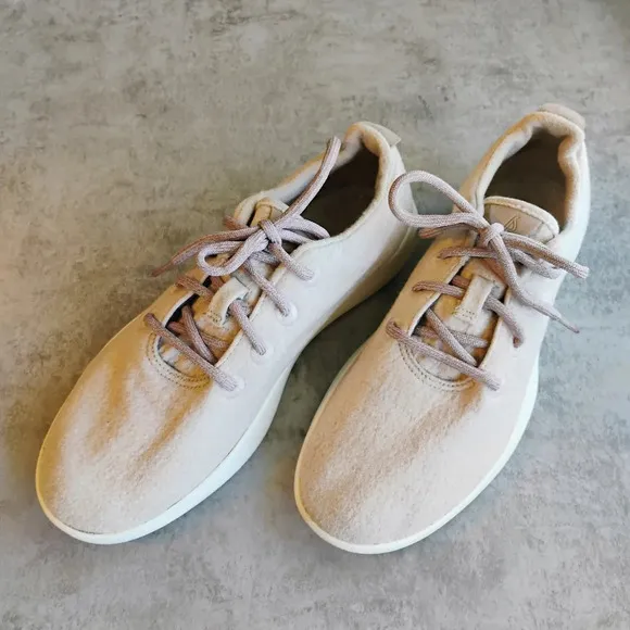 Allbirds Mens Wool Runners Stony Cream Running Walking Sneakers Shoes Size 10