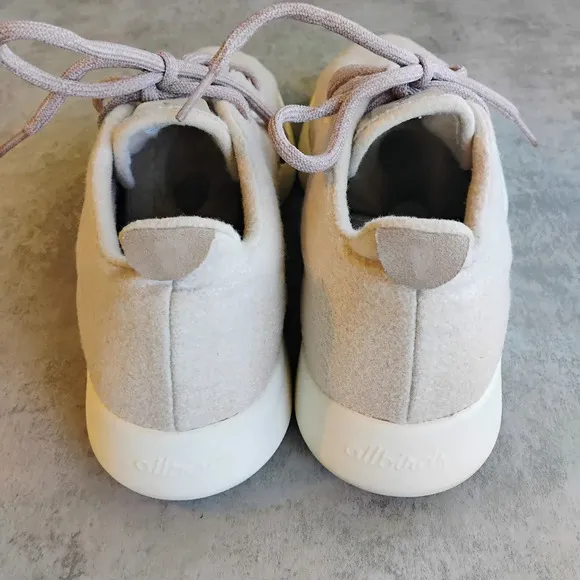 Allbirds Mens Wool Runners Stony Cream Running Walking Sneakers Shoes Size 10