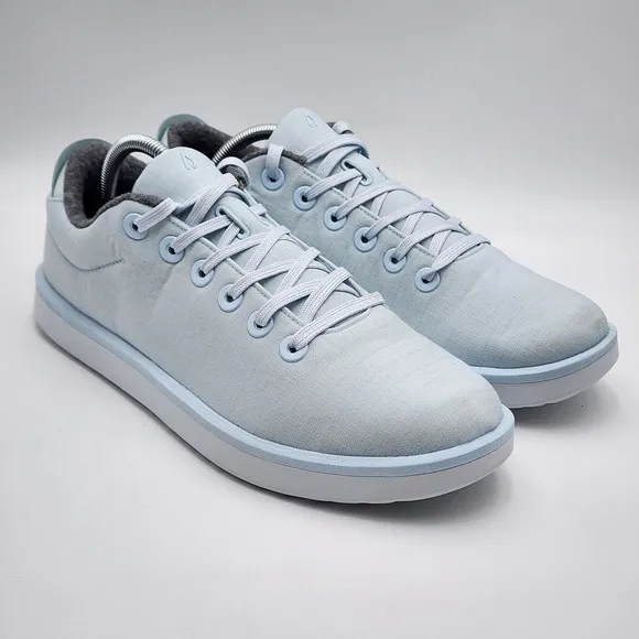 Allbirds Merino Wool Piper Shoes Men's 11 Blue White Comfort Lace Up Sneakers