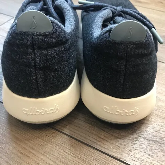 Allbirds Navy Blue Men's Wool Runner Mizzels Casual Sneakers Lace Up Shoes US 11