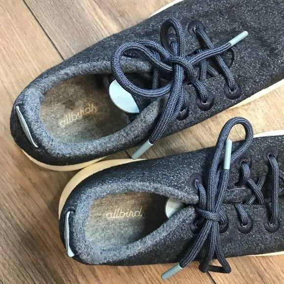 Allbirds Navy Blue Men's Wool Runner Mizzels Casual Sneakers Lace Up Shoes US 11