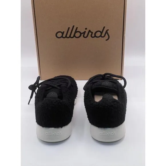 Allbirds Sneakers Mens 10 Wool Runner Fluff Natural Black Casual Shoe NEW