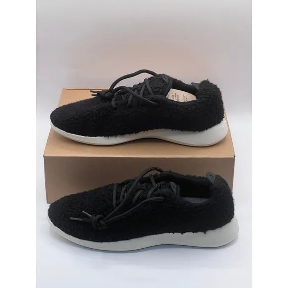 Allbirds Sneakers Mens 10 Wool Runner Fluff Natural Black Casual Shoe NEW
