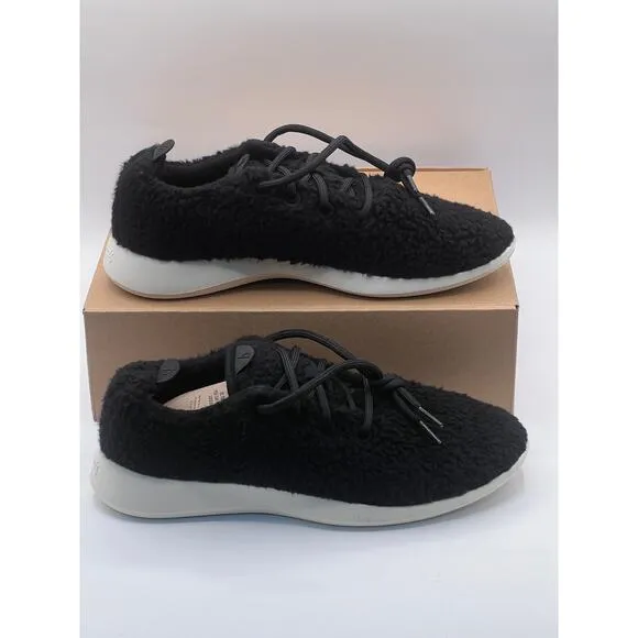Allbirds Sneakers Mens 10 Wool Runner Fluff Natural Black Casual Shoe NEW