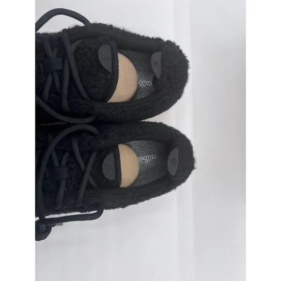 Allbirds Sneakers Mens 10 Wool Runner Fluff Natural Black Casual Shoe NEW