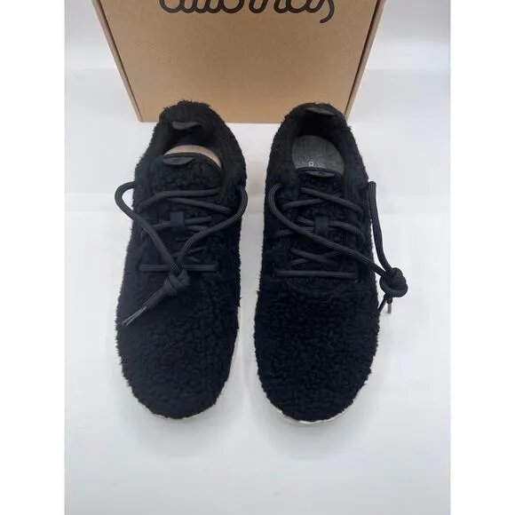 Allbirds Sneakers Mens 10 Wool Runner Fluff Natural Black Casual Shoe NEW
