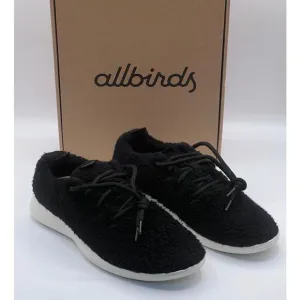 Allbirds Sneakers Mens 10 Wool Runner Fluff Natural Black Casual Shoe NEW