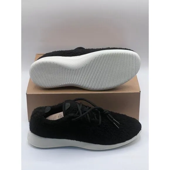 Allbirds Sneakers Mens 10 Wool Runner Fluff Natural Black Casual Shoe NEW