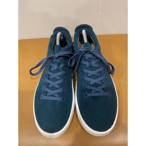 ALLBIRDS TREE PIPER DEEP EMERALD SHOES WALKING LACE UP SNEAKER BLUE MENS SIZE 11