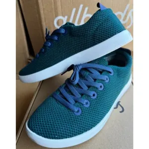 ALLBIRDS TREE PIPER DEEP EMERALD SHOES WALKING LACE UP SNEAKER BLUE MENS SIZE 11