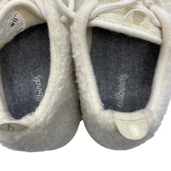 Allbirds Women’s Wool Runner Fluff Sneakers Natural White Cream size 11