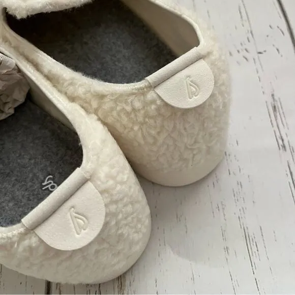 Allbirds Wool Loungers Fluff Slip On Shoes Natural White Men Size 11 Comfort New
